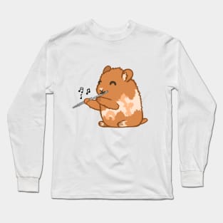 Flute Hamster Long Sleeve T-Shirt